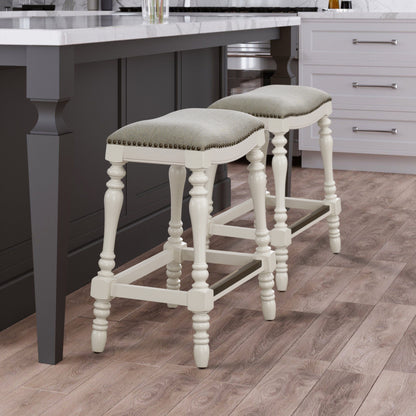 Hampton Saddle Seat Counter Stool