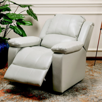 Clifton Faux Leather Glider Recliner