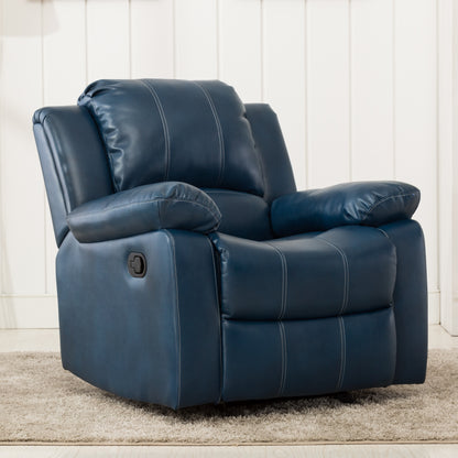 Clifton Faux Leather Glider Recliner