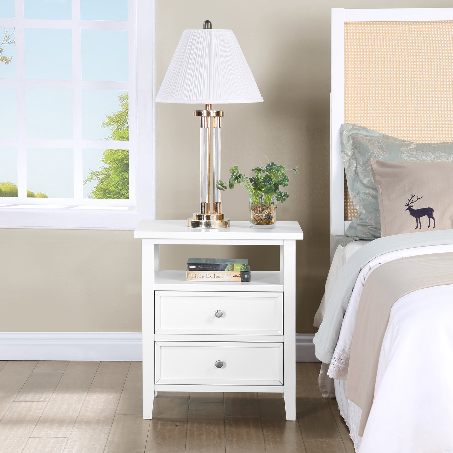 Walker 2-drawer Nightstand