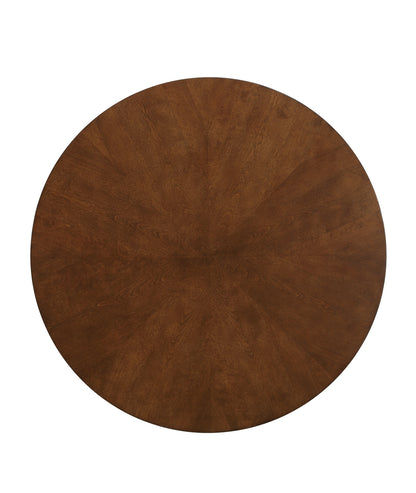 Bonito Walnut Finish Round Dining Table