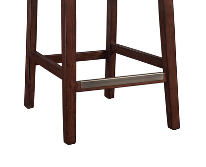 Carteret Gray Faux Leather Counter Stool