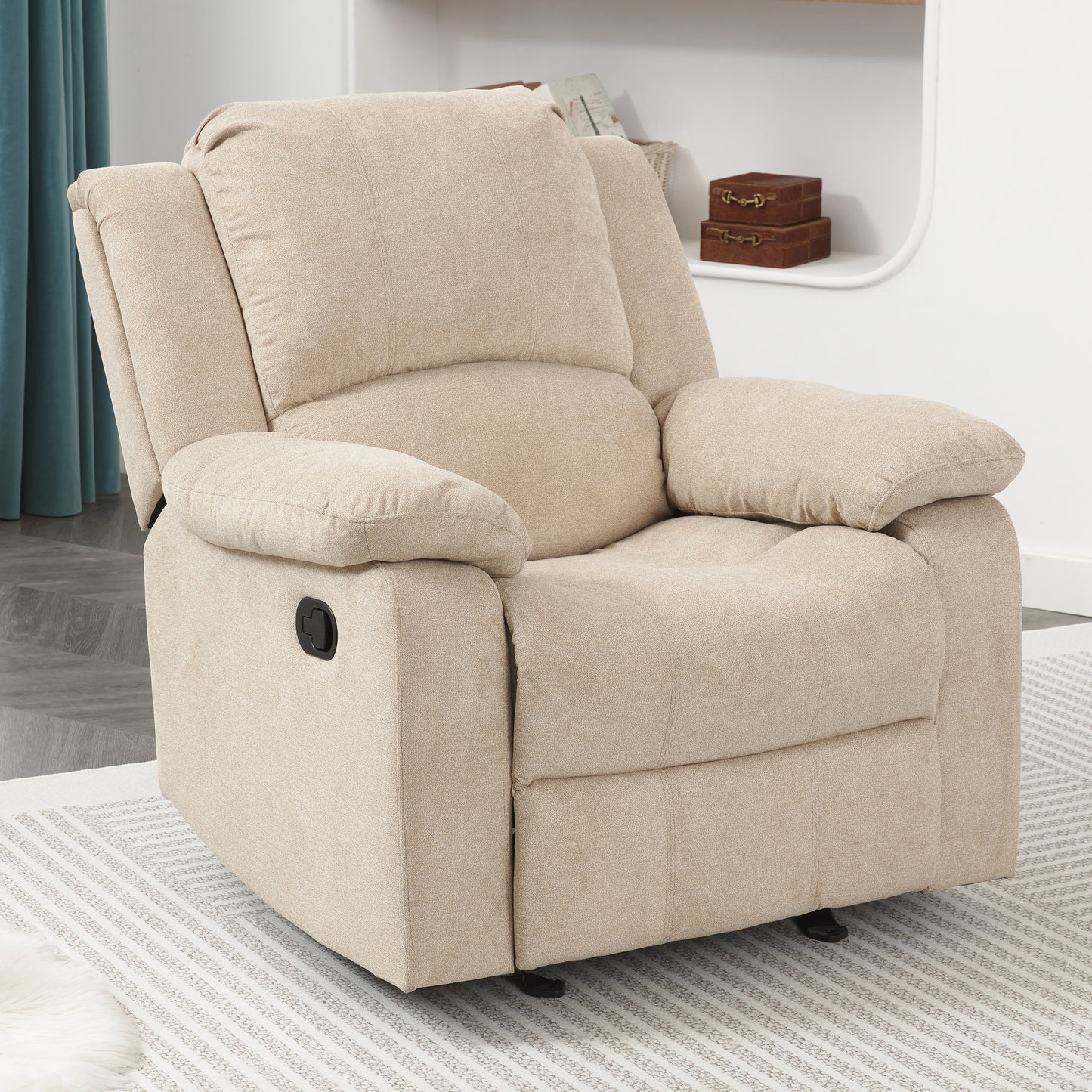 Troy Microfiber Glider Recliner