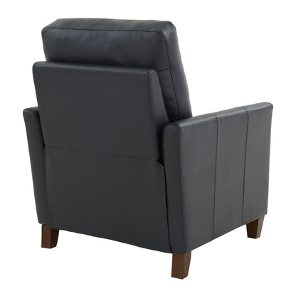 Penny Faux Leather Modern Push Back Recliner