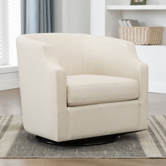 Infinity Swivel Glider Barrel Accent Chair