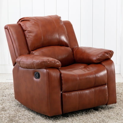 Clifton Faux Leather Glider Recliner