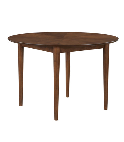 Bonito Walnut Finish Round Dining Table