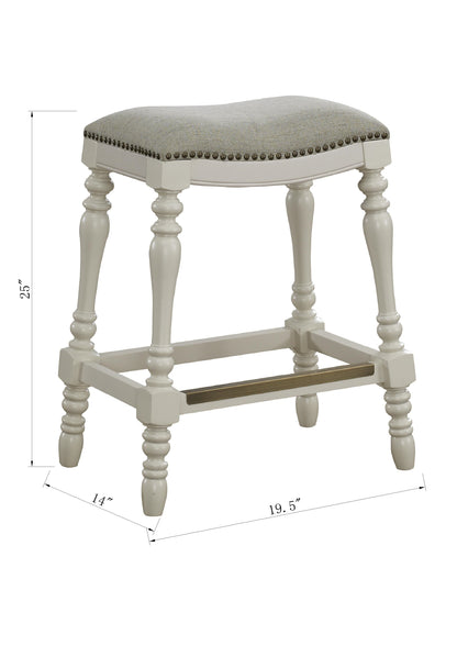 Hampton Saddle Seat Counter Stool