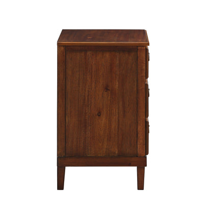 Cambridge Brown 3-Drawer Nightstand