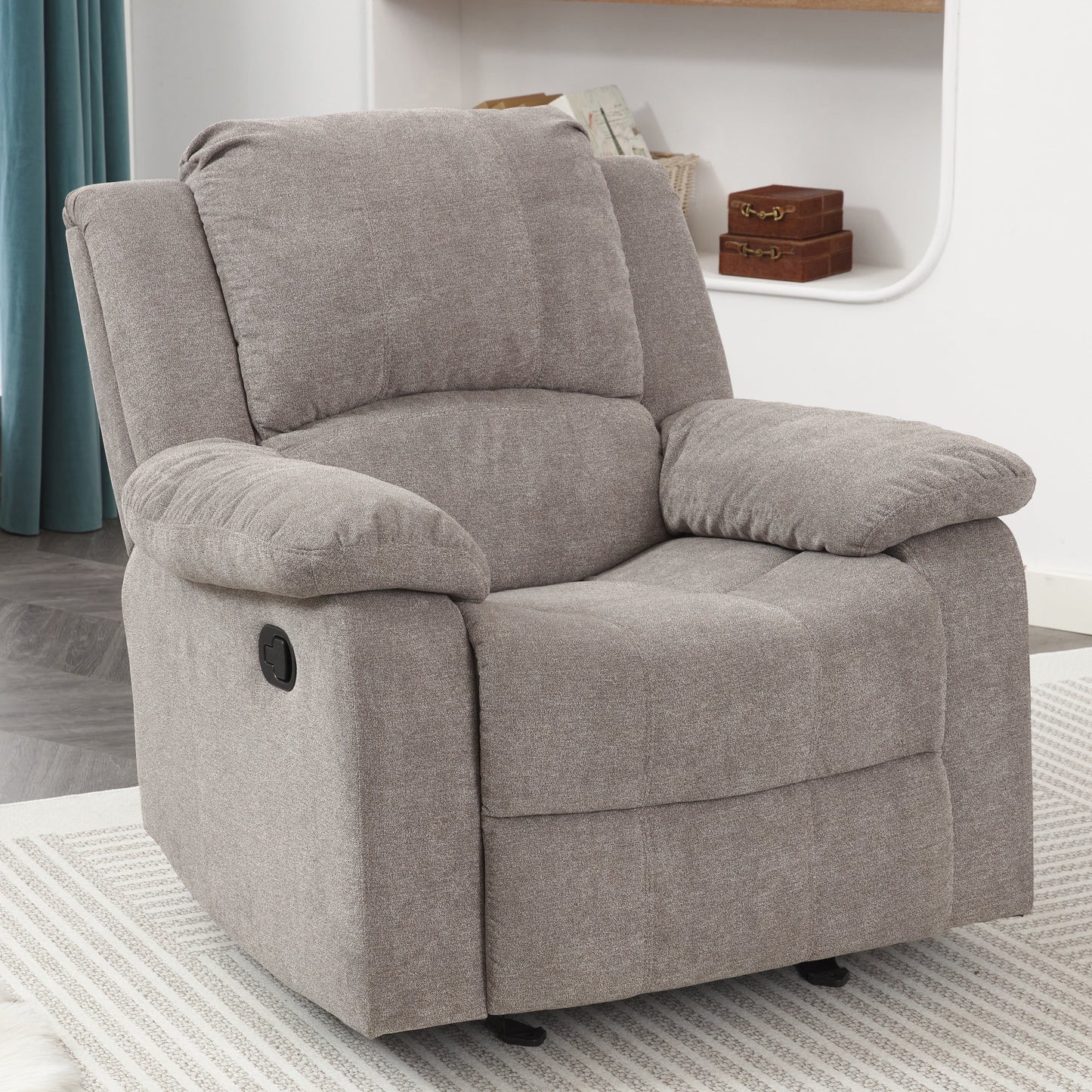 Troy Microfiber Glider Recliner