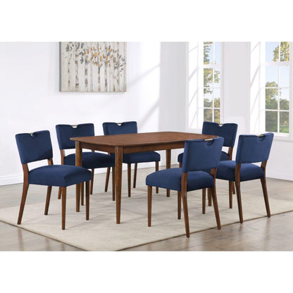 Bonito Rectangular Dining Set in Walnut Wood Finish